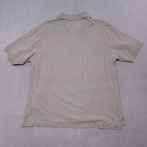 IZOD Short Sleeve Pullover Polo Shirt Adult Mens Size Large L Gray - Picture 8 of 8